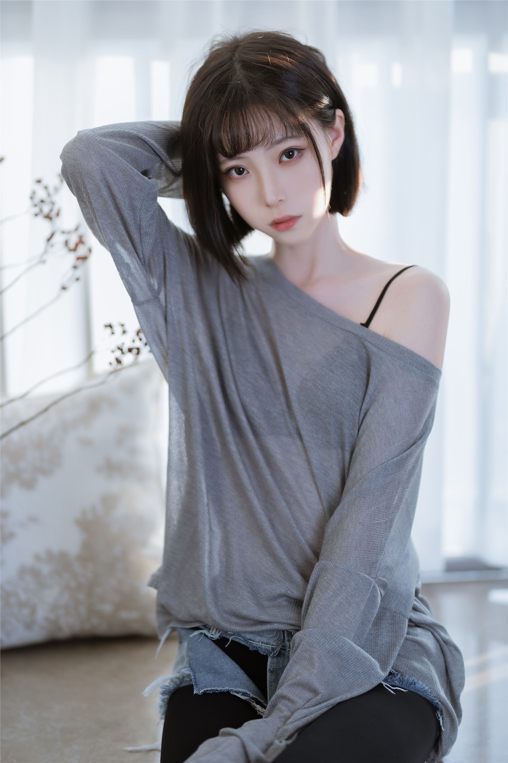 许岚LAN – NO.027 半透毛衣